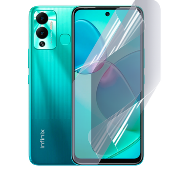 Плёнка гидрогелевая для Infinix HOT 12 Play глянцевая противоударная прозрачная