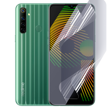 Антишпион приватная плёнка гидрогелевая для смартфона Realme 6i противоударная прозрачная