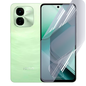 Антишпион приватная плёнка гидрогелевая для смартфона Vivo iQOO Z9x противоударная прозрачная