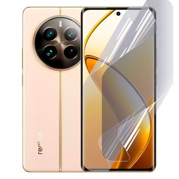 Плёнка гидрогелевая для Realme 12 Pro 5G глянцевая противоударная прозрачная