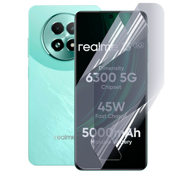 Плёнка гидрогелевая матовая для Realme 13 5G протиударная прозрачная