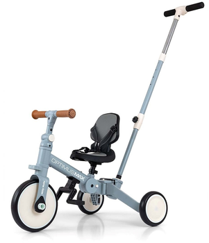 Rowerek trójkołowy Milly Mally Optimus Max Denim 5w1 6266 (5907090700238)