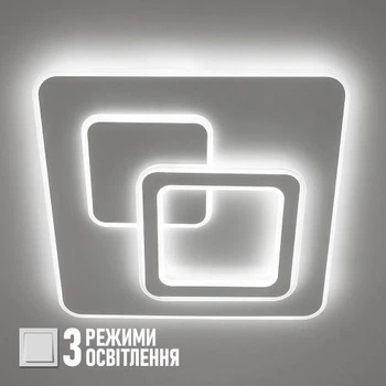 Світильник стельовий світлодіодний LUMINARIA ISLAND 70W S 460/460 ON/OFF WHITE 220V IP20