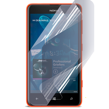 Антишпион приватная плёнка гидрогелевая для смартфона Nokia Lumia 625 противоударная прозрачная