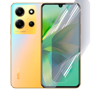 Антишпион приватная плёнка гидрогелевая для смартфона Infinix Note 30i противоударная прозрачная