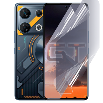 Антишпион приватная плёнка гидрогелевая для смартфона Infinix GT 10 Pro противоударная прозрачная