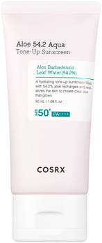 Крем сонцезахисний Cosrx Aloe 54.2 Aqua Tone-Up SPF50+/PA++++ зволожуючий 50 мл (8809598455405)