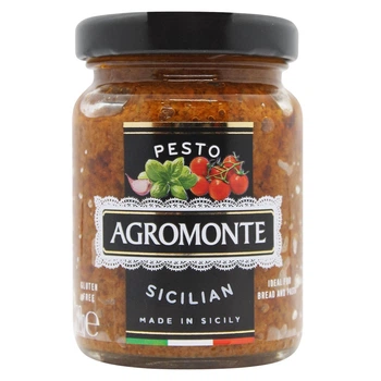 Соус песто з помідорами чері та базіліком Agromonte 100 г (19788567)
