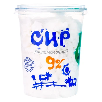 Сир кисломолочний 9% Villa Milk 350 г (19370621)