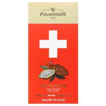 Шоколад чорний 62% Premium Swiss Chocolate Favarger 100 г (14847861)