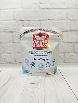 Таблетки для видалення плям Omino Bianco Vivo IdroCaps 10 шт
