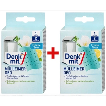 Освежитель для мусорного ведра Denkmit Frische Brise, 2-ве упаковки по 2 шт.