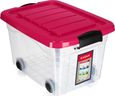 Koszyk-organizer Kadax z pokrywką na kółkach 20 l (5903699425824)