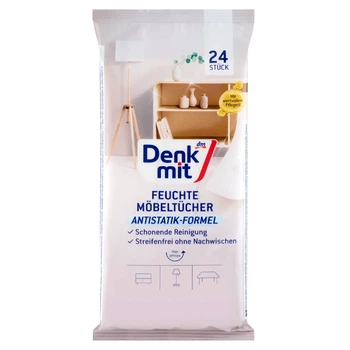 Влажные салфетки Denkmit для мебели, 24 шт.