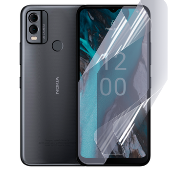 Антишпион приватная плёнка гидрогелевая для смартфона Nokia C22 противоударная прозрачная