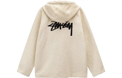 Чоловіче Худі Stussy NRG Pullover DO5306-120 big logo casual бежевий колір розмір L