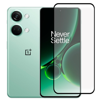Защитное стекло для телефона OnePlus Nord 3 5G противоударное полноэкранное черное