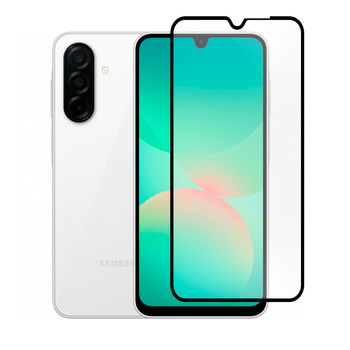 Защитное стекло для телефона Samsung Galaxy A26 (SM-A266) противоударное полноэкранное черное