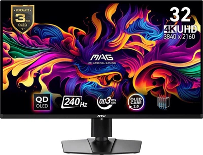 Монитор MSI MAG 321UPX QD-OLED (9S6-3DD39T-001)