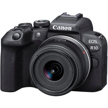 Беззеркальный Canon EOS R10 kit (RF-S 18-45mm) IS STM + Mount Adapter EF-EOS R (5331C033)