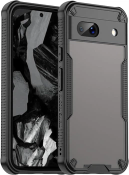 Противоударный чехол для Google Pixel 8a матовый Frosted PC AirBag черный