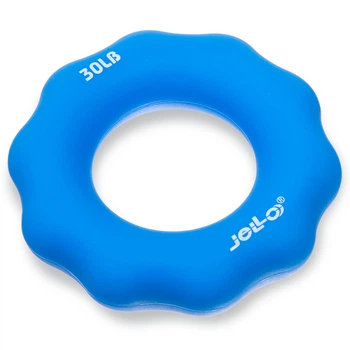 Эспандер кистевой кольцо силиконовый JELLO размер 30LB FI-1786 цвет синий