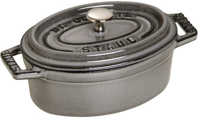 Garnek żeliwny Staub Mini Cocotte owalny Grafitowy 250 ml (3272341011183)