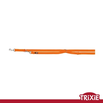 Поводок-перестежка для собак Trixie 200518 Premium нейлон папайя M-L 2 м/20 мм (TX-200518) 4053032017429