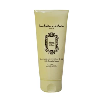 Скраб для тела с ароматом апельсиновых цветов Silk Protein Scrub Orange Blossom La Sultane de Saba 200 мл