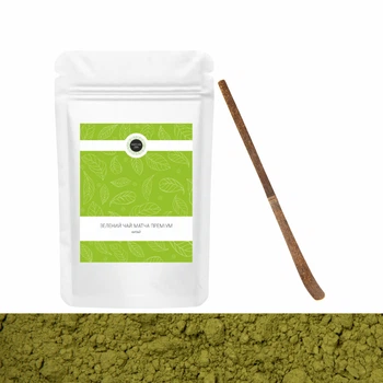 Зелений чай матча Преміум 100 г + ложка чашаку ТМ Matcha Zen