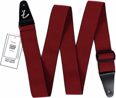 Ремень для гитары FENDER STRAP 2" WEIGHLESS TWEED RED