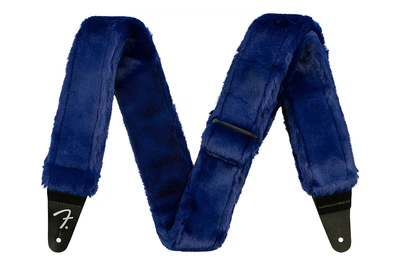 Ремень для гитары FENDER STRAP 2" POODLE PLUSH STRAP BLUE