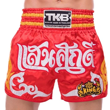 Шорты для тайского бокса и кикбоксинга TKTBS-056 Top King Boxing XL Красный (37551094)