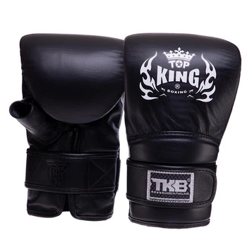 Снарядные перчатки кожаные Ultimate TKBMU-OT Top King Boxing S Черный (37551062)