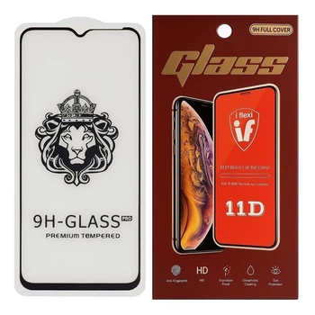 Захисне скло Lion для Samsung Galaxy A31 / A22 / A32 4G / M22 / M32 / A33 5G з чорною рамкою