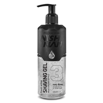 Гель для галення Nishman Shaving Gel No.3 Fresh Active 400 мл