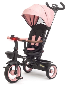 Rowerek trójkołowy Milly Mally Twinkle różowy 6426 (5907090700542)