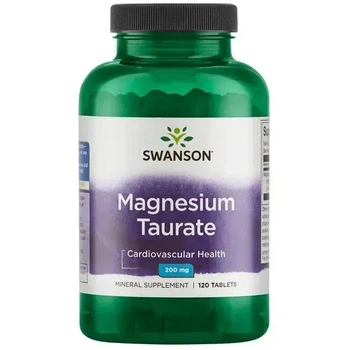 Магній Таурат Magnesium Taurate 100 мг Swanson, 120 капсул