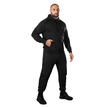 Спортивний костюм FitPro Zip Чорний, Чорний, 2XL