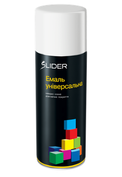 Емаль аерозольна SLIDER RAL 9003 сніжно-біла глянець 400 мл