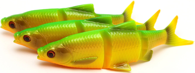 Zestaw miękkich przynęt Savage Gear 3D LB Roach Swim n Jerk 7.5 cm 4 g Firetiger (5706301574374)