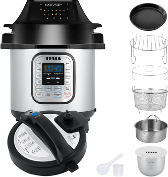 Multicooker z funkcją sous vide i frytkownicą beztłuszczową Tesla EliteCook K70 WiFi Duo (EPCKK70WDSLRPL)