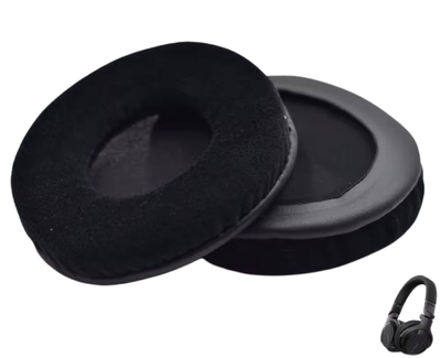 Амбушюры велюровые для наушников Pioneer HDJ-Cue1 black черные