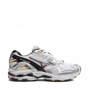 Жіночі кросівки Mizuno Wave Rider 10 White/Cabernet/Silver 38 Сріблястий D1GA210410