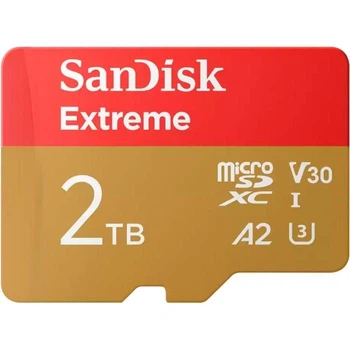Карта памяти SanDisk 2TB microSDXC class 10 UHS-I U3 V30 A2 Extreme (SDSQXAV-2T00-GN6MA) 318110