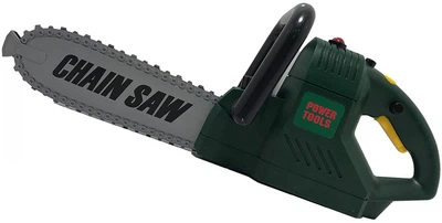 Игрушечная бензопила для детей Power Tools со звуком и подсветкой, подвижная цепь, на батарейках