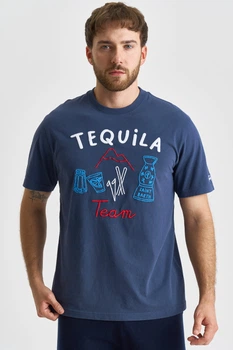 Чоловіча футболка "Tequila team" MC2 Saint Barth 8161 L