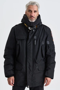 Чорна куртка-парку RIGHT HAND Parajumpers 8139 XXXL
