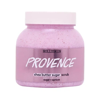 Сахарный скраб с маслом ши и перлитом HOLLYSKIN Provence 300мл