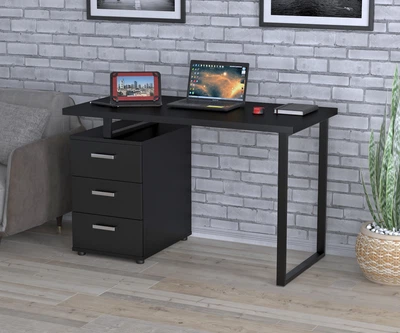 Письмовий стіл Loft design L-27 Чорний ST7 Чорний